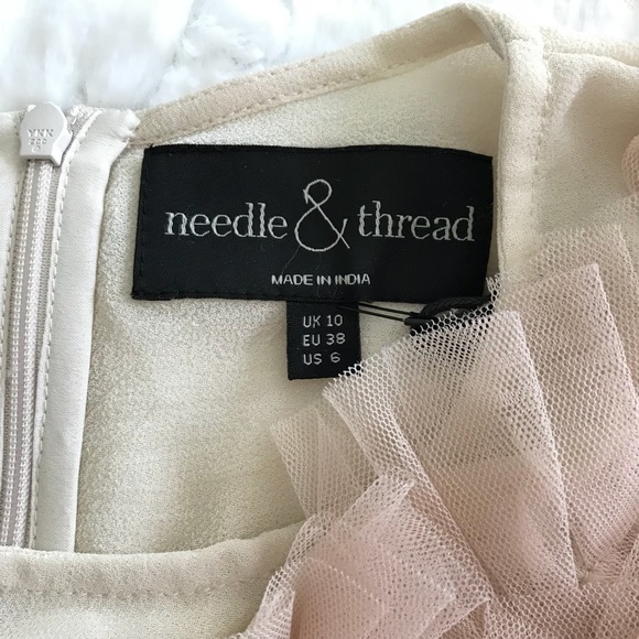 NWT Needle & Thread Blush Frill Tulle Party Dress - Picture 6 of 8